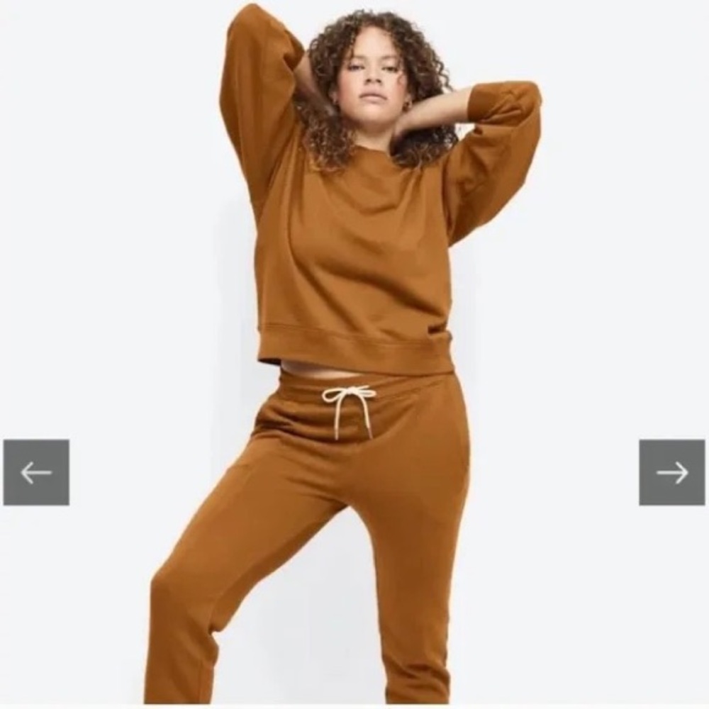 MATE the Label Brown Crew Neck Sweater